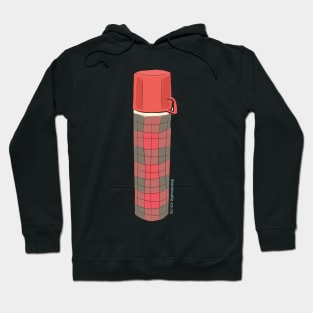 Hand Drawn New Zealand Retro Thermos Hoodie